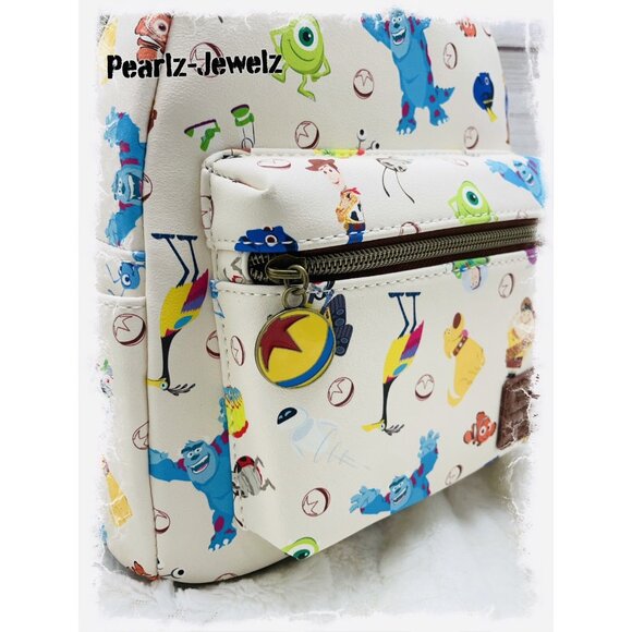 Loungefly Disney Pixar 25th Anniversary Icons Toy Story UP Nemo Backpack NWT main image 7